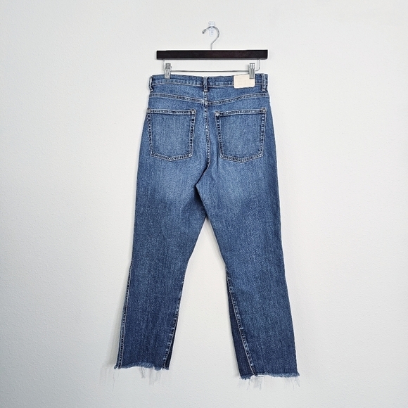 Everlane The Cheeky Bootcut Two-tone Raw Hem Jeans Size 30 - Picture 7 of 14